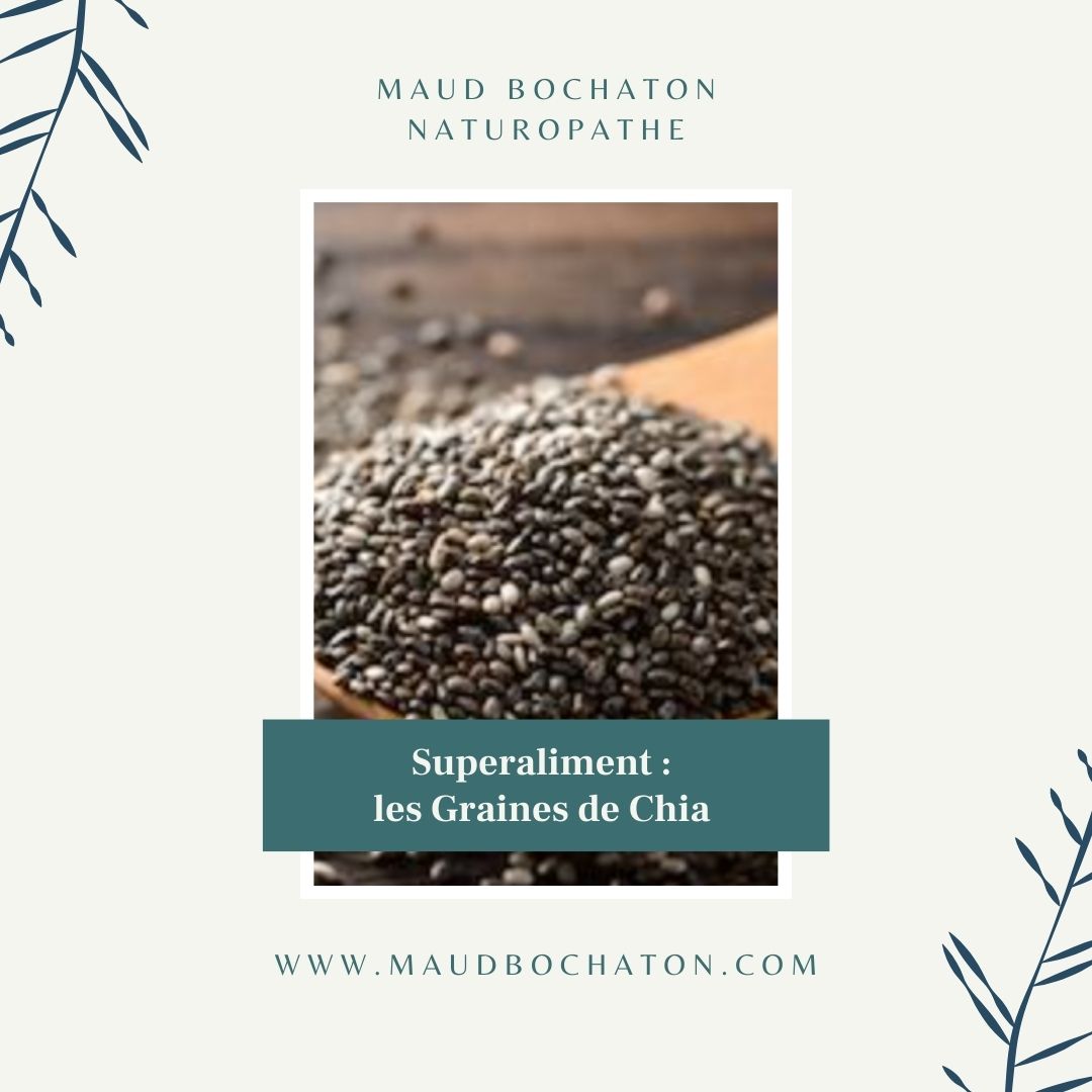 Conseil d&rsquo;une naturopathe : les graines de chia